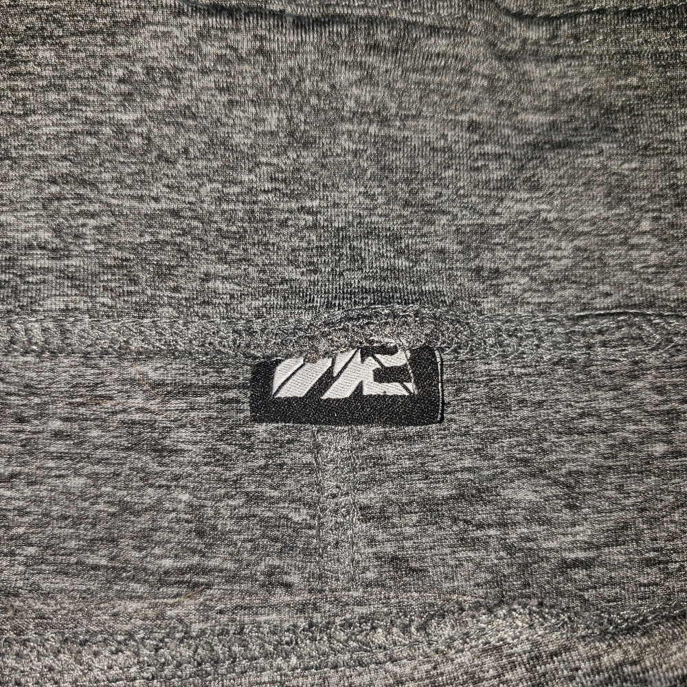 S2 1x grey sheer mesh inset athletic yoga leggings - Picture 12 of 13